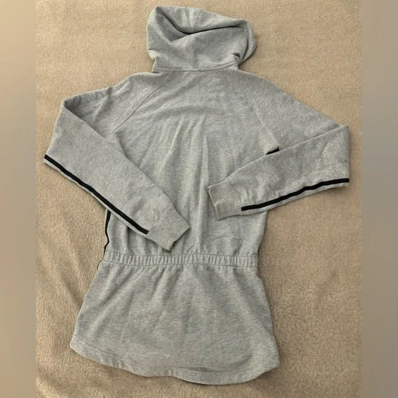 Nike Sportswear AW 77 Womens Small Hoodie Gray Half Zip Hooded - Picture 7 of 8